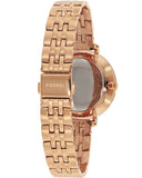 Fossil Jacqueline Rose Gold Dial Rose Gold Steel Strap Watch for Women - ES3435 Authentic Buy Shop Now