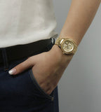 Fossil Stella Multifunction Gold Dial Gold Steel Strap Watch for Women - ES3589 Authentic Buy Shop Now