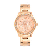 Fossil Stella Rose Gold Dial Rose Gold Steel Strap Watch for Women - ES3590 Authentic Buy Shop Now