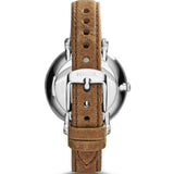 Fossil Jacqueline White Dial Brown Leather Strap Watch for Women - ES3708 Authentic Buy Shop Now