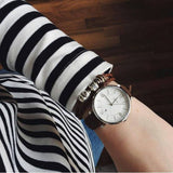 Fossil Jacqueline White Dial Brown Leather Strap Watch for Women - ES3708 Authentic Buy Shop Now