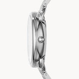 Fossil Tailor Silver Dial Silver Steel Strap Watch for Women - ES3712 Authentic Buy Shop Now