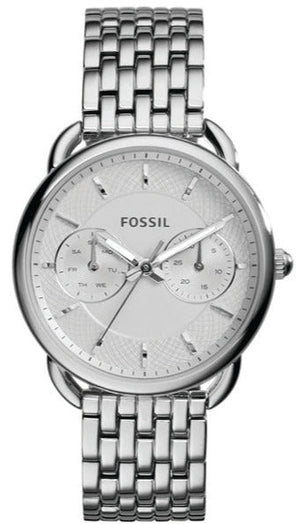Fossil Tailor Silver Dial Silver Steel Strap Watch for Women - ES3712 Authentic Buy Shop Now