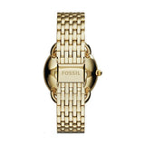 Fossil Tailor Gold Dial Gold Steel Strap Watch for Women - ES3714 Authentic Buy Shop Now
