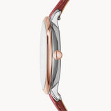 Fossil Jacqueline White Dial Brown Leather Strap Watch for Women - ES3842 Authentic Buy Shop Now