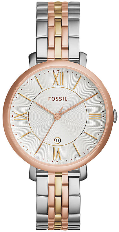 Fossil Jacqueline White Dial Two Tone Steel Strap Watch for Women - ES3844 Authentic Buy Shop Now