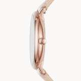 Fossil Jacqueline White Dial Pink Leather Strap Watch for Women - ES3988 Authentic Buy Shop Now