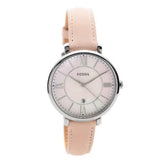 Fossil Jacqueline Blush Mother of Pearl Dial Pink Leather Strap Watch for Women - ES4151 Authentic Buy Shop Now
