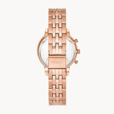 Fossil Boyfriend Chronograph Rose Gold Dial Rose Gold Steel Strap Watch for Women - ES3380 Authentic Buy Shop Now