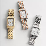 Fossil Raquel Three Hand White Dial Two Tone Steel Strap Watch For Women - ES5222 Authentic Buy Shop Now