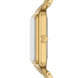 Fossil Raquel Three Hand Date Green Dial Gold Steel Strap Watch For Women - ES5341 Authentic Buy Shop Now