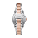 Fossil Blue Dive Three Hand Gray Dial Two Tone Steel Strap Watch For Women - ES5348 Authentic Buy Shop Now