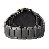 Emporio Armani Ceramica Chronograph Black Dial Black Steel Strap Watch For Men - AR1451 Authentic Buy Shop Now