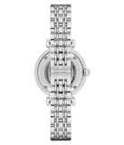 Emporio Armani Meccanico Mother of Pearl Dial Silver Steel Strap Watch For Women - AR1991 Authentic Buy Shop Now