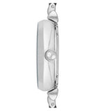 Emporio Armani Meccanico Mother of Pearl Dial Silver Steel Strap Watch For Women - AR1991 Authentic Buy Shop Now