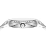 Emporio Armani Cleo Crystals Mother Of Pearl Dial Silver Steel Strap Watch For Women - AR11484 Authentic Buy Shop Now