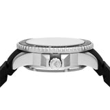 Emporio Armani Sea Explorer Automatic Black Dial Black Silicone Strap Watch For Men - AR60078 Authentic Buy Shop Now