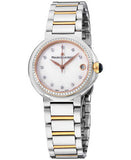 Maurice Lacroix Fiaba Date Diamonds White Mother of Pearl Dial Two Tone Steel Strap Watch for Women - FA1007-PVP23-170-1 Authentic Buy Shop Now