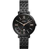 Fossil Jacqueline Black Dial Black Mesh Bracelet Watch for Women - ES3614 Authentic Buy Shop Now