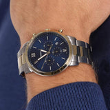 Fossil Neutra Chronograph Blue Dial Two Tone Steel Strap Watch for Men - FS5706 Authentic Buy Shop Now