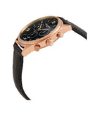 Maserati Traguardo Chronograph Black Dial Black Leather Strap Watch For Men - R8871612002 Authentic Buy Shop Now