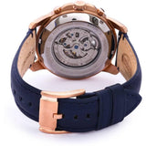 Fossil Grant Automatic Blue Dial Blue Leather Strap Watch for Men - ME3029 Authentic Buy Shop Now