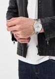Fossil Neutra Chronograph White Dial Silver Steel Strap Watch for Men - FS5433 Authentic Buy Shop Now