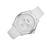 Fossil Cecile White Dial White Leather Strap Watch for Women - AM4484 Authentic Buy Shop Now