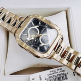 Fossil Inscription Multifunction Black Dial Gold Steel Strap Watch for Men - BQ2656 Authentic Buy Shop Now
