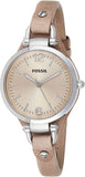 Fossil Georgia Bone Grey Dial Beige Leather Strap Watch for Women - ES2830 Authentic Buy Shop Now