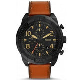 Fossil Bronson Black Dial Brown Leather Strap Watch for Men - FS5714 Authentic Buy Shop Now