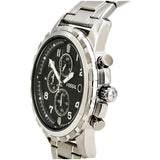 Fossil Dean Chronograph Black Dial Silver Steel Strap Watch for Men - FS4542 Authentic Buy Shop Now