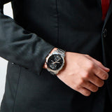 Fossil Townsman Chronograph Grey Dial Silver Steel Strap Watch for Men - FS5407 Authentic Buy Shop Now