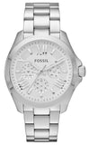 Fossil Cecile Multifunction Silver Dial Silver Steel Strap Watch for Women - AM4509 Authentic Buy Shop Now
