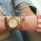 Fossil Jacqueline Rose Gold Dial Rose Gold Steel Strap Watch for Women - ES3435 Authentic Buy Shop Now