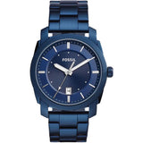 Fossil Machine Blue Dial Blue Steel Strap Watch for Men - FS5231 Authentic Buy Shop Now