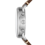Fossil The Commuter White Dial Brown Leather Strap Watch for Men - FS5402 Authentic Buy Shop Now