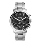 Fossil Goodwin Chronograph Black Dial Silver Steel Strap Watch for Men - FS5412 Authentic Buy Shop Now