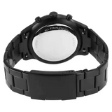 Fossil Everett Chronograph Black Dial Black Steel Strap Watch for Men - FS5797 Authentic Buy Shop Now