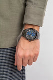 Fossil Retro Pilot Chronograph Black Dial Grey Steel Strap Watch for Men - FS5834 Authentic Buy Shop Now