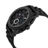 Fossil Machine Chronograph Black Dial Black Silicone Strap Watch for Men - FS4487 Authentic Buy Shop Now