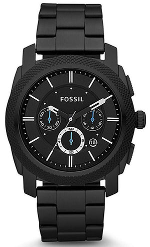 Fossil Machine Chronograph Black Dial Black Steel Strap Watch for Men - FS4552 Authentic Buy Shop Now