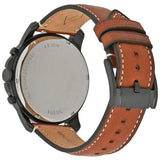 Fossil Grant Chronograph Black Dial Brown Leather Strap Watch for Men - FS5241 Authentic Buy Shop Now