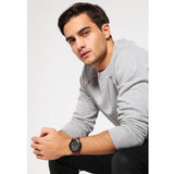 Fossil Grant Chronograph Black Dial Brown Leather Strap Watch for Men - FS5241 Authentic Buy Shop Now