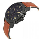 Fossil Grant Chronograph Black Dial Brown Leather Strap Watch for Men - FS5241 Authentic Buy Shop Now