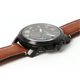 Fossil Grant Chronograph Black Dial Brown Leather Strap Watch for Men - FS5241 Authentic Buy Shop Now