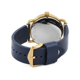 Fossil The Commuter Blue Dial Blue Leather Strap Watch for Men - FS5274 Authentic Buy Shop Now