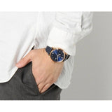 Fossil The Commuter Blue Dial Blue Leather Strap Watch for Men - FS5274 Authentic Buy Shop Now