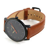 Fossil The Minimalist Black Dial Brown Leather Strap Watch for Men - FS5305 Authentic Buy Shop Now
