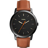 Fossil The Minimalist Black Dial Brown Leather Strap Watch for Men - FS5305 Authentic Buy Shop Now